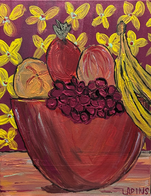 Still Life #2, Bowl of Fruit